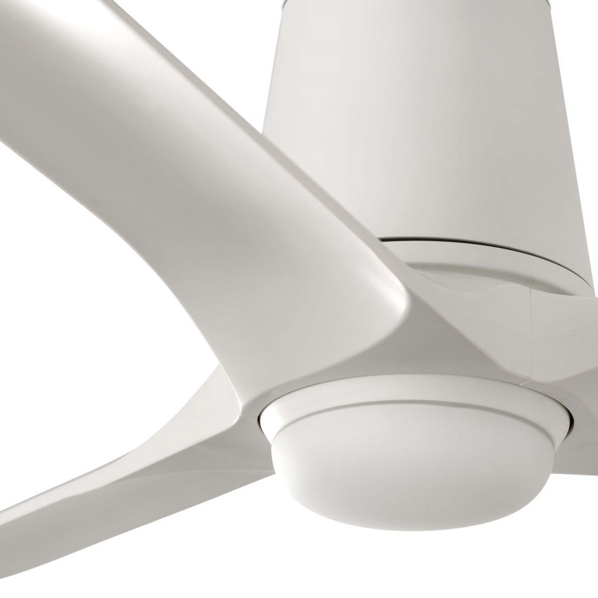 FARO 33826-1TW - LED ar regulējamu spilgtumu griestu ventilators HEY TUB S LED/10W/230V 2700/3000/4000K balts Ø 90 cm + tālvadības pults