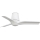 FARO 33826-1TW - LED ar regulējamu spilgtumu griestu ventilators HEY TUB S LED/10W/230V 2700/3000/4000K balts Ø 90 cm + tālvadības pults