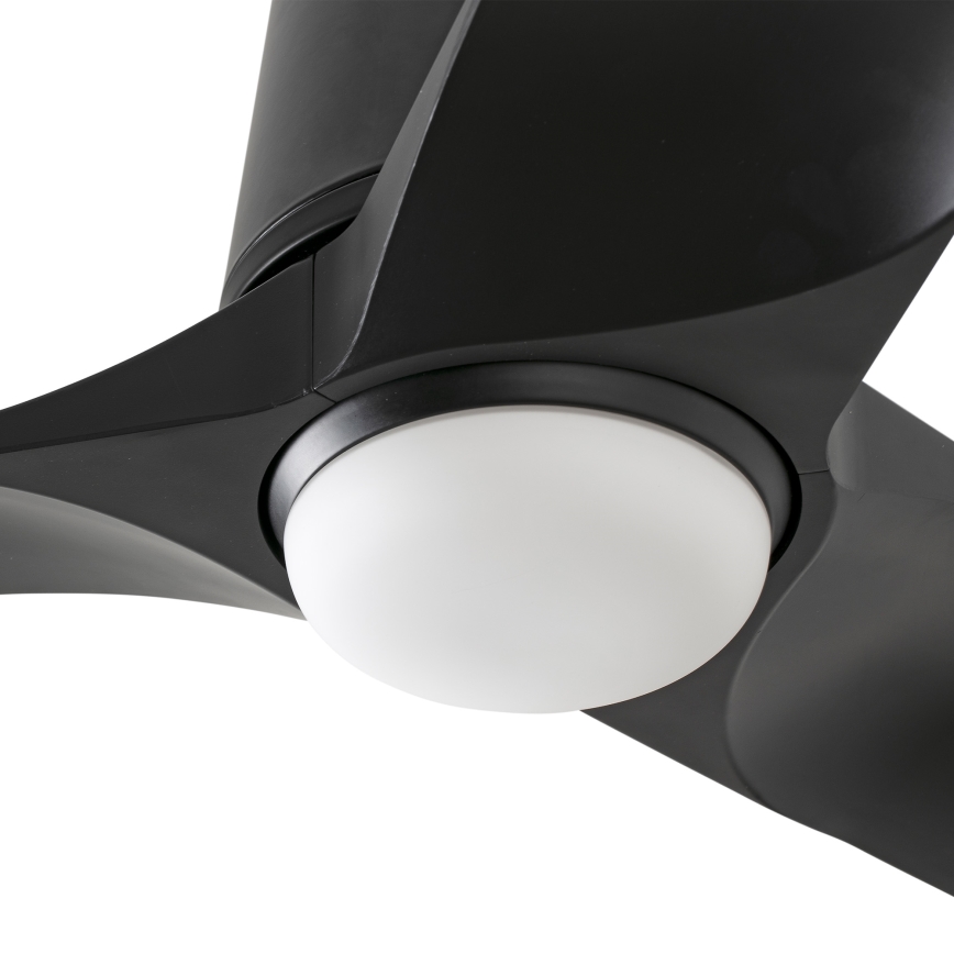 FARO 33827-1TW - LED Aptumšojams griestu ventilators HEY TUB S LED/10W/230V 2700/4000/6000K melna d. 90 cm + tālvadības pults