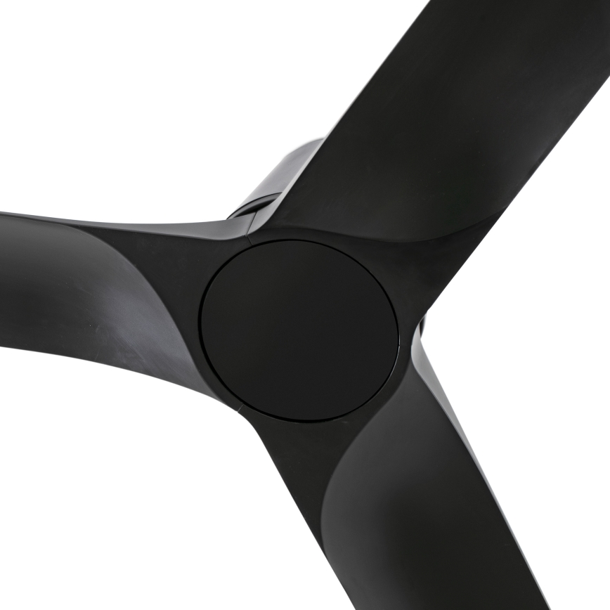 FARO 33827 - Griestu ventilators HEY TUB S melna d. 90 cm + tālvadības pults