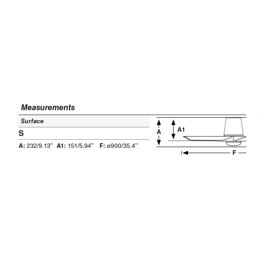FARO 33827WT1S - LED griestu ventilators HEY TUB S ar regulējamu spilgtumu LED/10W/230V 2700/3000/4000K Ø 90 cm melns Wi-Fi Tuya + tālvadība