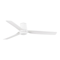FARO 33828 - Griestu ventilators PUNT TUB M balta d. 130 cm + tālvadības pults