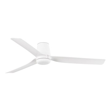 FARO 33828 - Griestu ventilators PUNT TUB M balta d. 130 cm + tālvadības pults