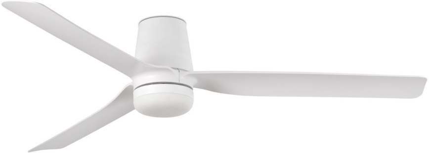 FARO 33828WT-1TW - LED Aptumšojams griestu ventilators PUNT TUB M LED/18W/230V 3000/4200/6500K balta d. 132 cm Wi-Fi Tuya + tālvadības pults