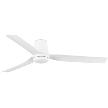 FARO 33828WT - Griestu ventilators PUNT TUB M balta d. 132 cm Wi-Fi Tuya + tālvadības pults