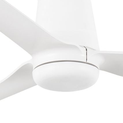 FARO 33828WT - Griestu ventilators PUNT TUB M balta d. 132 cm Wi-Fi Tuya + tālvadības pults