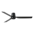 FARO 33830 - Griestu ventilators PUNT TUB M melna d. 130 cm + tālvadības pults