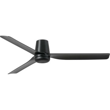 FARO 33830WT - Griestu ventilators PUNT TUB M melna d. 132 cm Wi-Fi Tuya + tālvadības pults