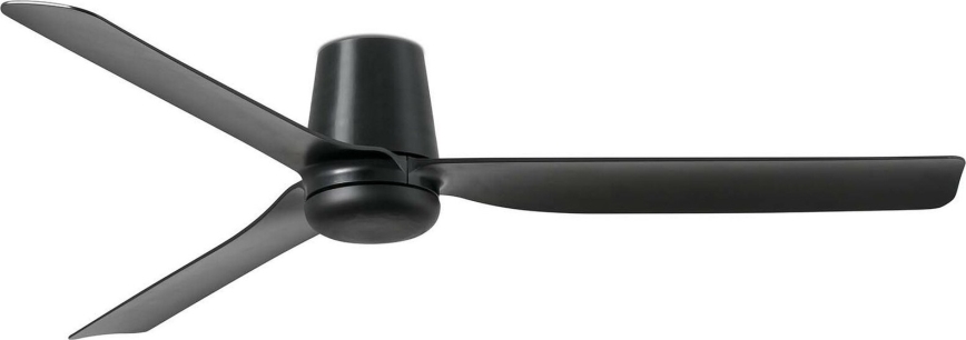 FARO 33830WT - Griestu ventilators PUNT TUB M melna d. 132 cm Wi-Fi Tuya + tālvadības pults