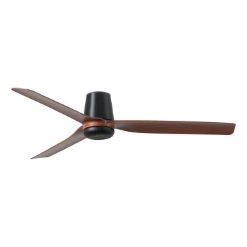 FARO 33831 - Griestu ventilators PUNT TUB M brūna/melna d. 130 cm + tālvadības pults