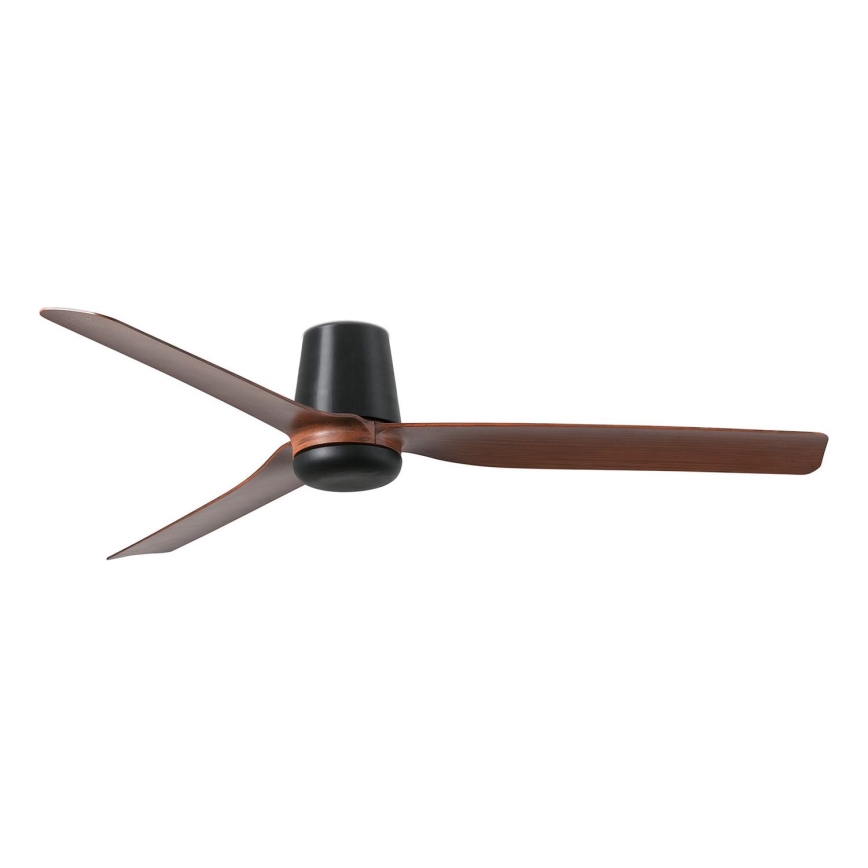 FARO 33831 - Griestu ventilators PUNT TUB M brūna/melna d. 130 cm + tālvadības pults