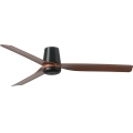 FARO 33831WT - Griestu ventilators PUNT TUB M brūna/melna d. 132 cm Wi-Fi Tuya + tālvadības pults