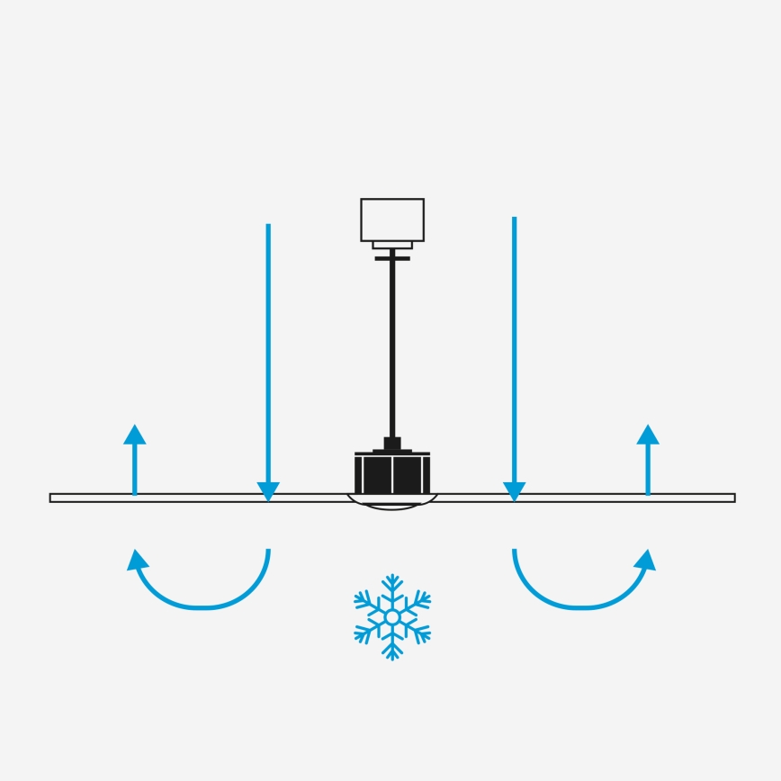 FARO 33831WT1S - Aptumšojams LED griestu ventilators PUNT TUB M LED/18W/230V 2700/3000/4000K Ø132 cm brūns/melns Wi‑Fi Tuya + tālvadība
