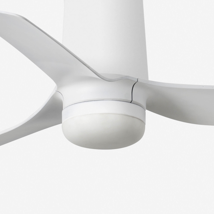 FARO 33832-1TW - LED Aptumšojams griestu ventilators MINI PUNT TUB S LED/10W/230V 2700/4000/6000K d. 90 cm balta + tālvadības pults