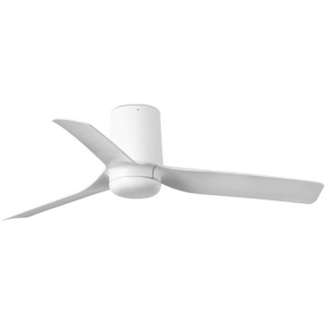 FARO 33832 - Griestu ventilators MINI PUNT TUB S balta d. 90 cm + tālvadības pults