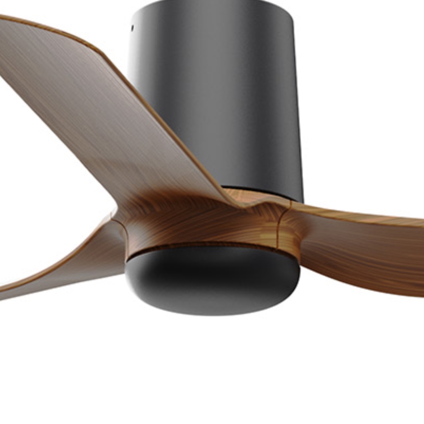 FARO 33835 - Griestu ventilators MINI PUNT TUB S brūna/melna d. 90 cm + tālvadības pults