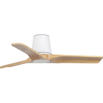 FARO 33836 - Griestu ventilators HEYWOOD TUB S priede/balta d. 90 cm + tālvadības pults