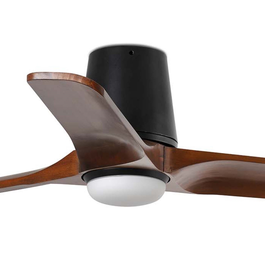 FARO 33837WT-1TW - LED Aptumšojams griestu ventilators HEYWOOD TUB S LED/10W/230V 2700/4000/6000K priede/balta d. 90 cm Wi-Fi Tuya + tālvadības pults