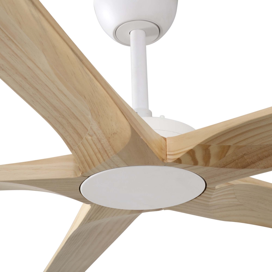 FARO 34191WT - Griestu ventilators BIGWOOD XL priede/balta d. 200 cm Wi-Fi Tuya + tālvadības pults