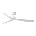 FARO 34194WT - griestu ventilators ROCKER M Ø 132 cm, balts, Tuya Wi‑Fi + tālvadība