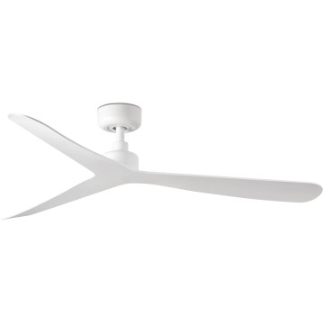 FARO 34194WT - griestu ventilators ROCKER M Ø 132 cm, balts, Tuya Wi‑Fi + tālvadība