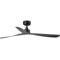 FARO 34196WT - Griestu ventilators ROCKER M Ø 132 cm, melns, Wi‑Fi Tuya + tālvadības pults
