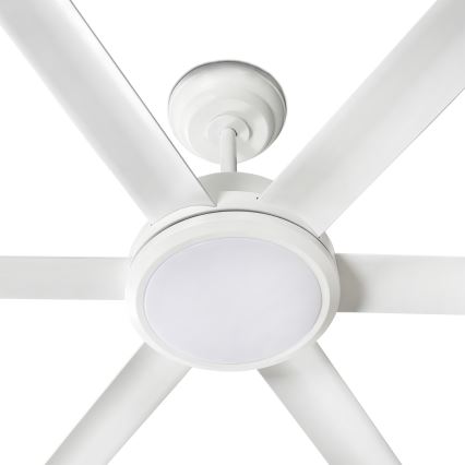 FARO 34202-130 - LED Griestu ventilators ROTTERDAM XL LED/32W/230V balta d. 200 cm + tālvadības pults