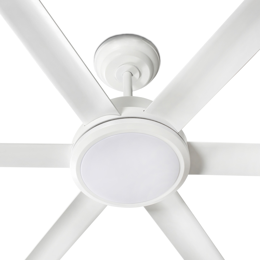 FARO 34202-130 - LED Griestu ventilators ROTTERDAM XL LED/32W/230V balta d. 200 cm + tālvadības pults