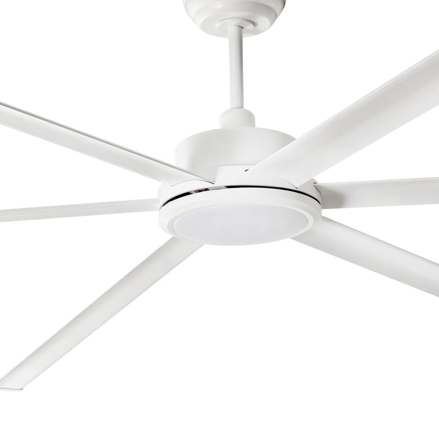 FARO 34202-130 - LED Griestu ventilators ROTTERDAM XL LED/32W/230V balta d. 200 cm + tālvadības pults