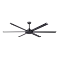 FARO 34203 - Griestu ventilators ROTTERDAM XL melna d. 200 cm + tālvadības pults