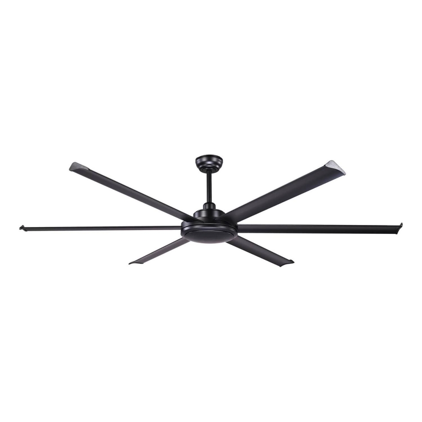 FARO 34203 - Griestu ventilators ROTTERDAM XL melna d. 200 cm + tālvadības pults