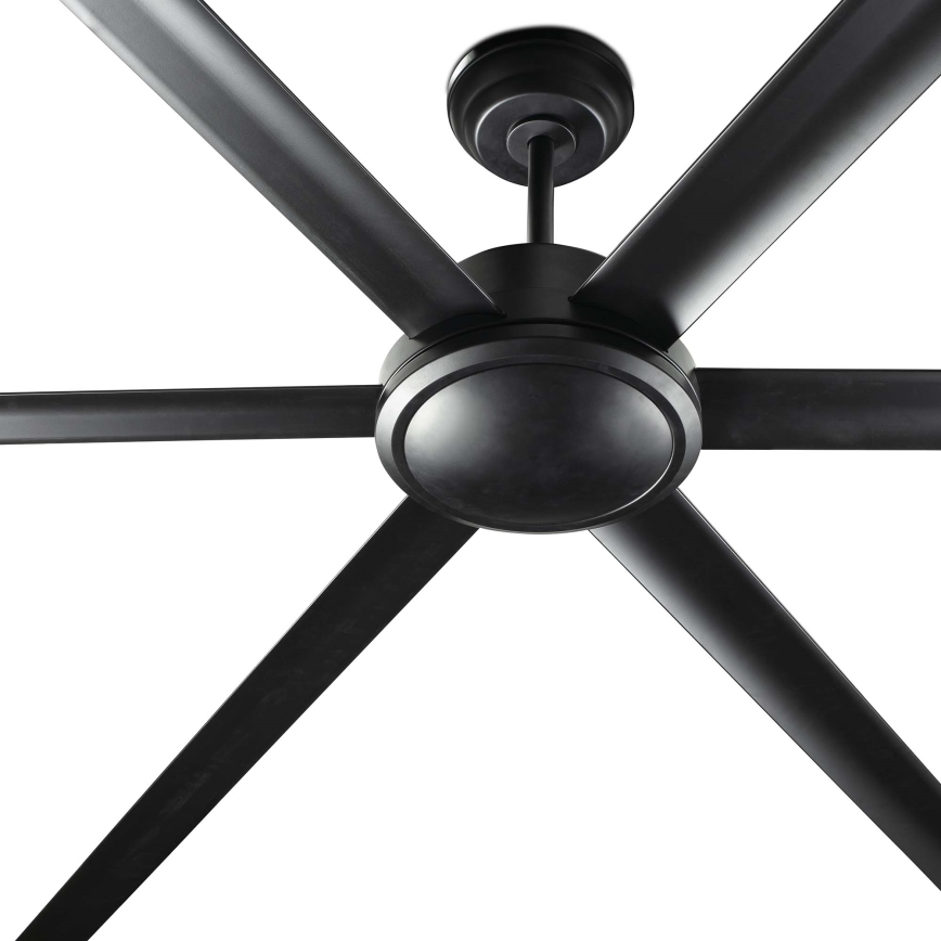FARO 34203 - Griestu ventilators ROTTERDAM XL melna d. 200 cm + tālvadības pults