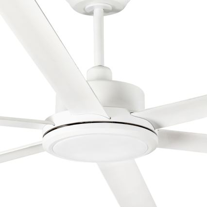 FARO 34206 - Griestu ventilators ROTTERDAM XXL balta d. 250 cm + tālvadības pults