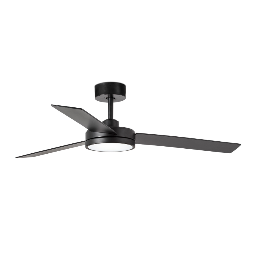 FARO 34261 - LED Griestu ventilators BARTH LED/24W/230V melna + tālvadības pults