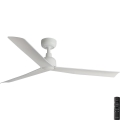 FARO 34274 - Griestu ventilators MARINE M balta d. 125 cm IP44 + tālvadības pults