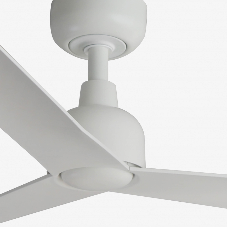 FARO 34274 - Griestu ventilators MARINE M balta d. 125 cm IP44 + tālvadības pults