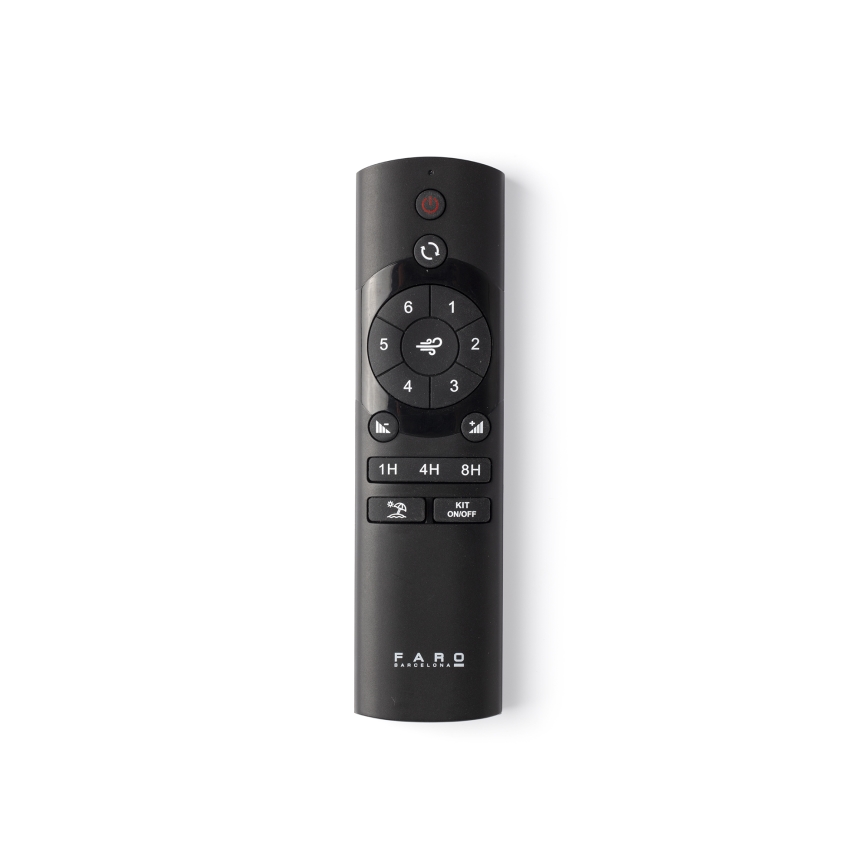 FARO 34277WT-11L - Griestu ventilators KLIM M 1xE27/15W/230V koks/melna d. 125 cm Wi-Fi Tuya + tālvadības pults