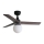 FARO 34278-11L - Griestu ventilators KLIM S 1xE27/15W/230V koks/melna d. 92,5 cm + tālvadības pults