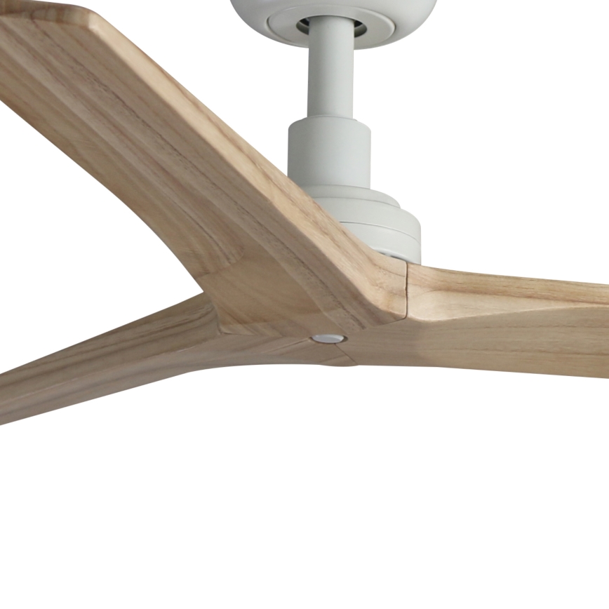 FARO 34281 - Griestu ventilators KLIM S brūna/balta d. 92,5 cm + tālvadības pults