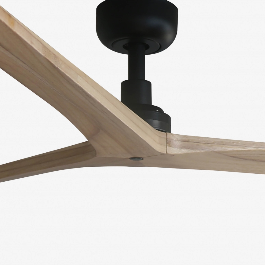 FARO 34282 - Griestu ventilators KLIM L brūna/melna d. 150 cm + tālvadības pults
