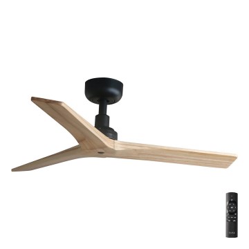 FARO 34284 - Griestu ventilators KLIM S brūna/melna d. 92,5 cm + tālvadības pults