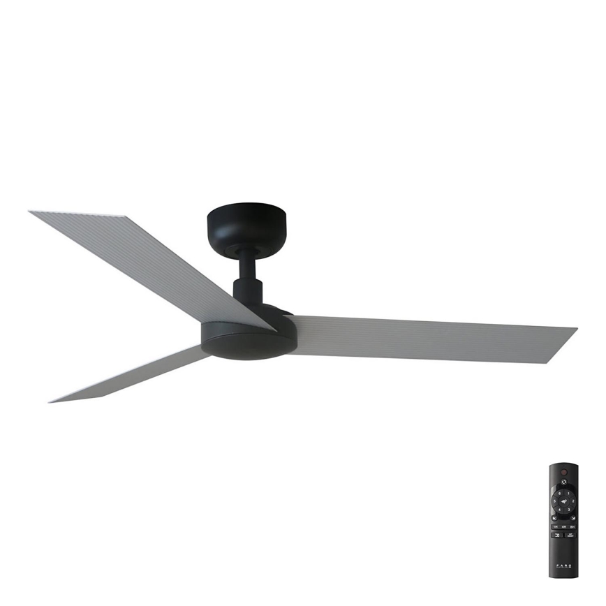FARO 34285 - Griestu lampa CRUISER S melna d. 106 cm + tālvadības pults
