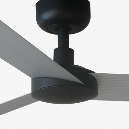 FARO 34285 - Griestu lampa CRUISER S melna d. 106 cm + tālvadības pults