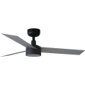 FARO 34285WT1S - LED ar regulējamu spilgtumu griestu ventilators CRUISER S, LED 18W, 230V, 2700/3000/4000K, Ø 106 cm, pelēks/melns, Wi‑Fi Tuya + tālvadības pults