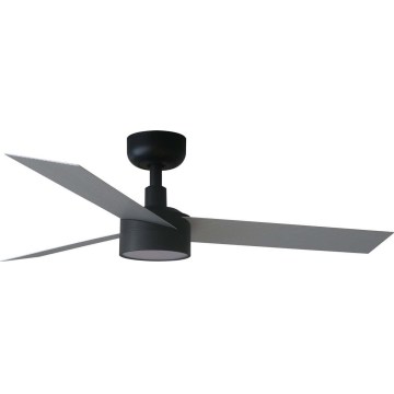 FARO 34285WT1S - LED ar regulējamu spilgtumu griestu ventilators CRUISER S, LED 18W, 230V, 2700/3000/4000K, Ø 106 cm, pelēks/melns, Wi‑Fi Tuya + tālvadības pults