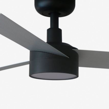 FARO 34285WT1S - LED ar regulējamu spilgtumu griestu ventilators CRUISER S, LED 18W, 230V, 2700/3000/4000K, Ø 106 cm, pelēks/melns, Wi‑Fi Tuya + tālvadības pults