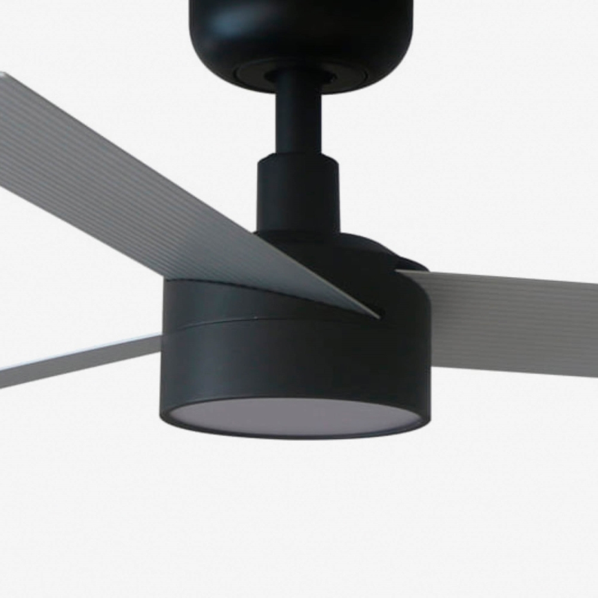 FARO 34285WT1S - LED ar regulējamu spilgtumu griestu ventilators CRUISER S, LED 18W, 230V, 2700/3000/4000K, Ø 106 cm, pelēks/melns, Wi‑Fi Tuya + tālvadības pults