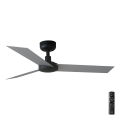 FARO 34287 - Griestu ventilators CRUISER XL melna d. 160 cm + tālvadības pults