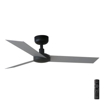 FARO 34287 - Griestu ventilators CRUISER XL melna d. 160 cm + tālvadības pults