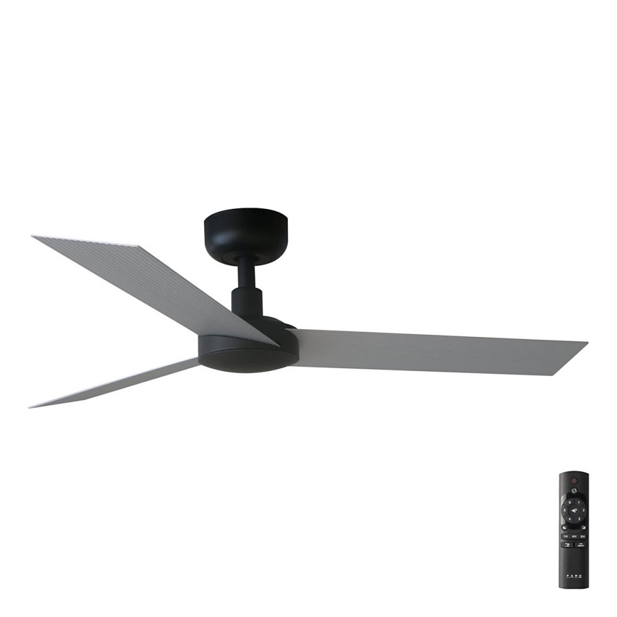 FARO 34287 - Griestu ventilators CRUISER XL melna d. 160 cm + tālvadības pults